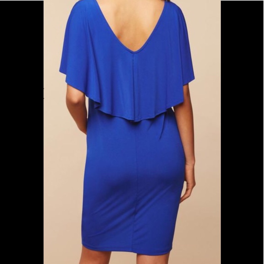 Great Condition Electric Blue Maternity Dress